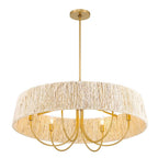 Minka-Lavery 3606-732 Legacy Brass 6 Light Pendant Image 6