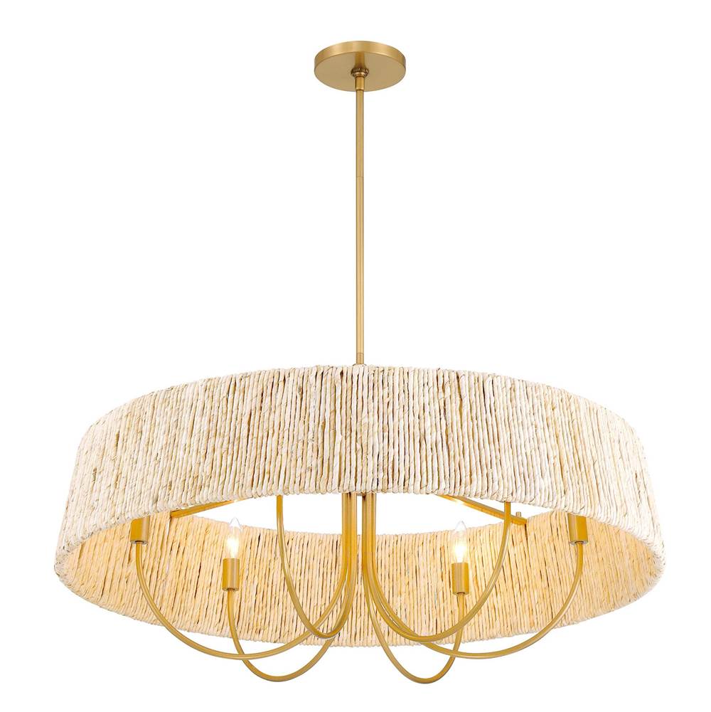 Minka-Lavery 3606-732 Legacy Brass 6 Light Pendant Image 6