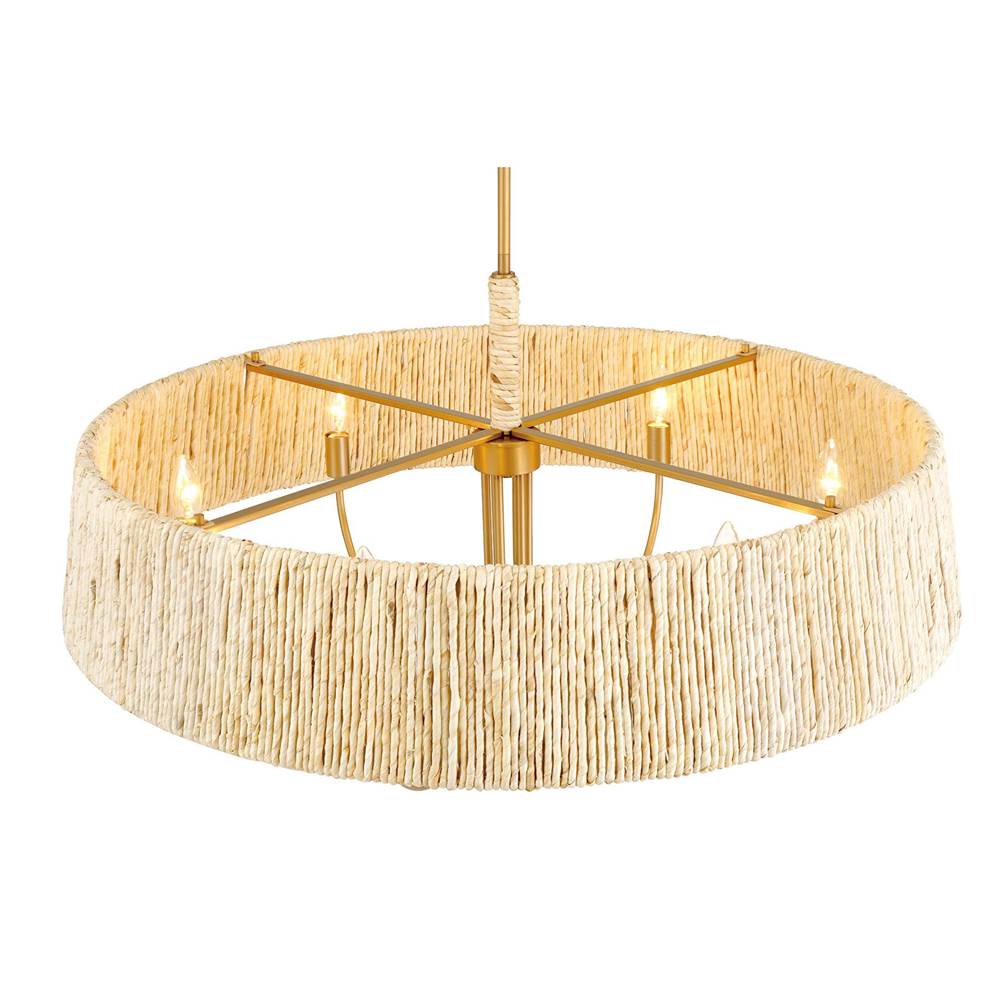 Minka-Lavery 3606-732 Legacy Brass 6 Light Pendant Image 5