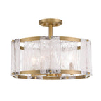 Minka-Lavery 3635-732 Legacy Brass 4 Light Semi Flush Image 6
