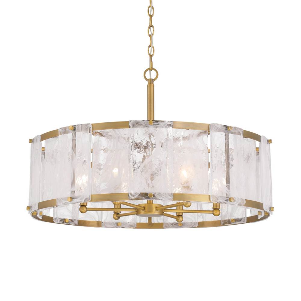 Minka-Lavery 3636-732 Legacy Brass 6 Light Pendant Image 1