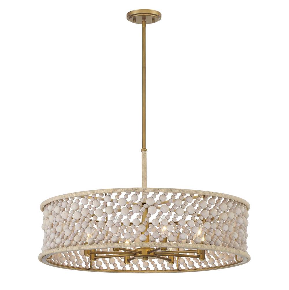 Minka-Lavery 3646-870 Legacy Brass Painted 8 Light Pendant Image 7