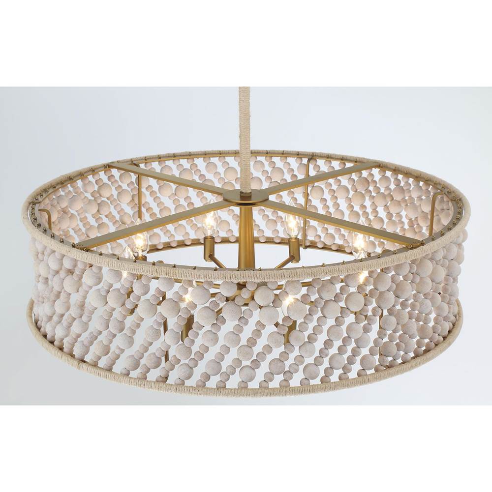 Minka-Lavery 3646-870 Legacy Brass Painted 8 Light Pendant Image 5