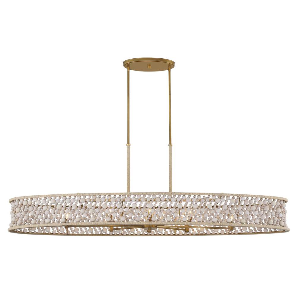 Minka-Lavery 3647-870 Legacy Brass Painted 8 Light Island Image 8