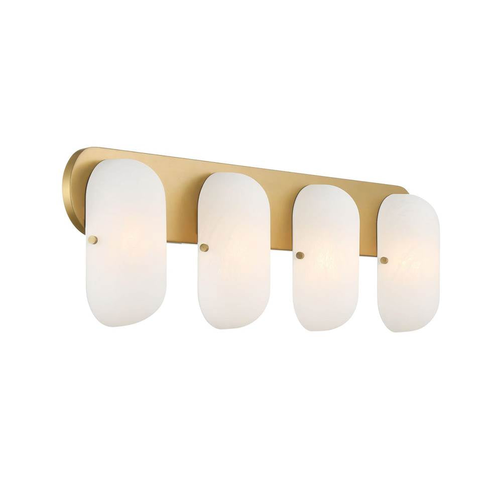 Minka-Lavery 3704-732 Legacy Brass 4 Light Vanity Image 4