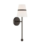 Minka-Lavery 3731-872 Textured Dark Bronze 1 Light Wall Sconce Image 4
