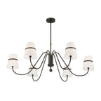 Minka-Lavery 3736-872 Textured Dark Bronze 6 Light Chandelier Image 7