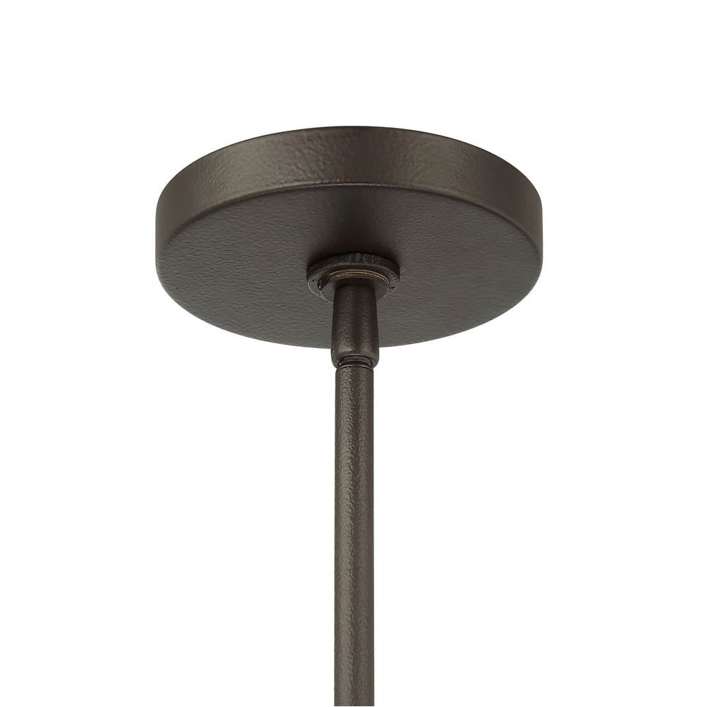 Minka-Lavery 3736-872 Textured Dark Bronze 6 Light Chandelier Image 5