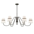 Minka-Lavery 3736-872 Textured Dark Bronze 6 Light Chandelier Image 1