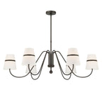 Minka-Lavery 3736-872 Textured Dark Bronze 6 Light Chandelier Image 1
