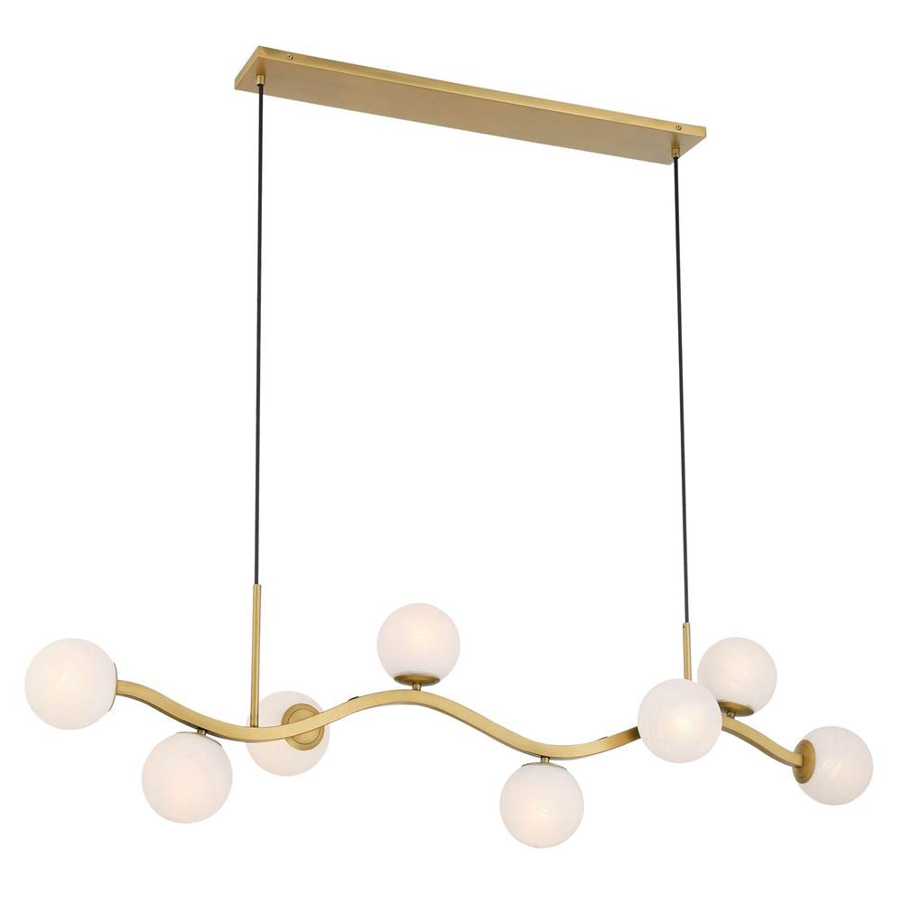 Minka-Lavery 3747-732 Legacy Brass 8 Light Island Image 1