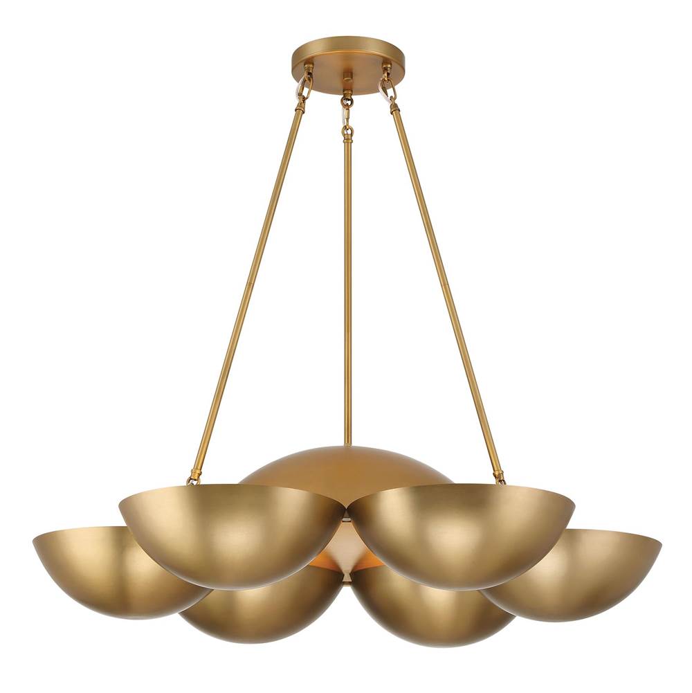 Minka-Lavery 3756-732 Legacy Brass 6 Light Chandelier Image 7