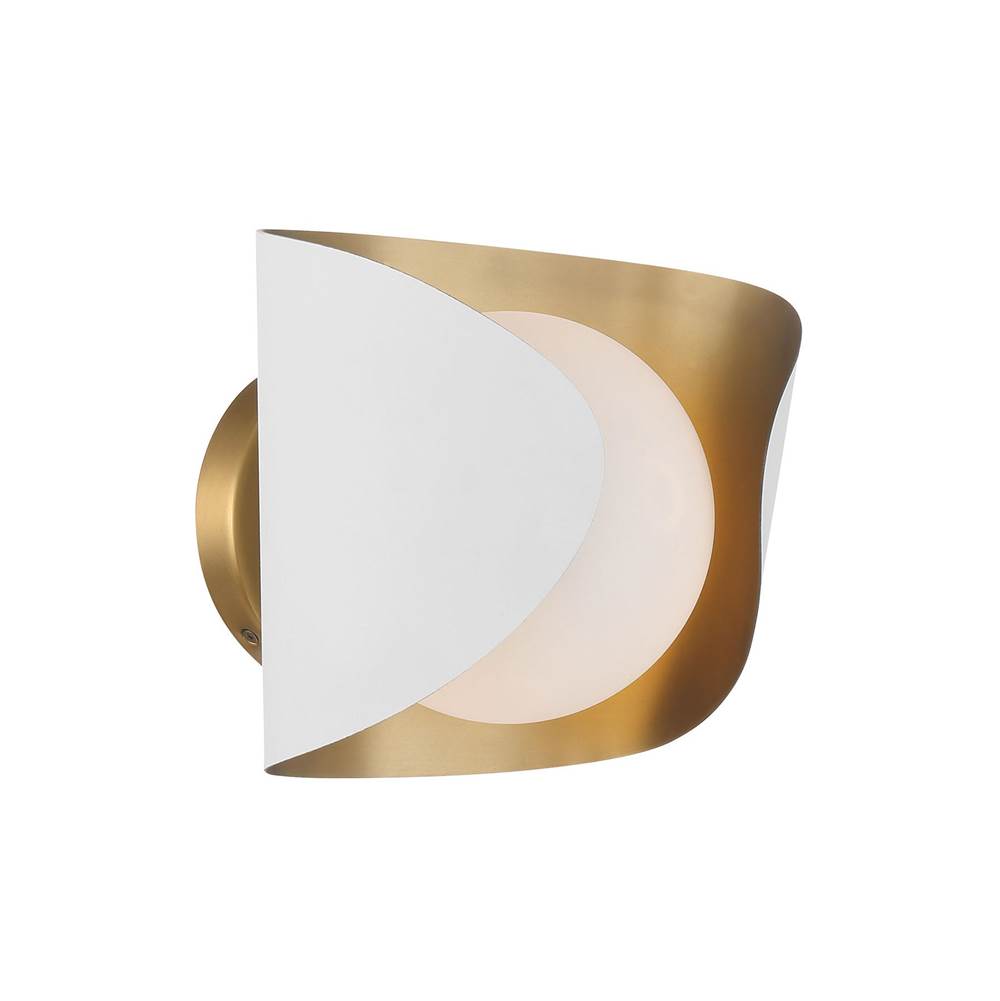 Minka-Lavery 3771-893 Sand White 1 Light Vanity Image 4