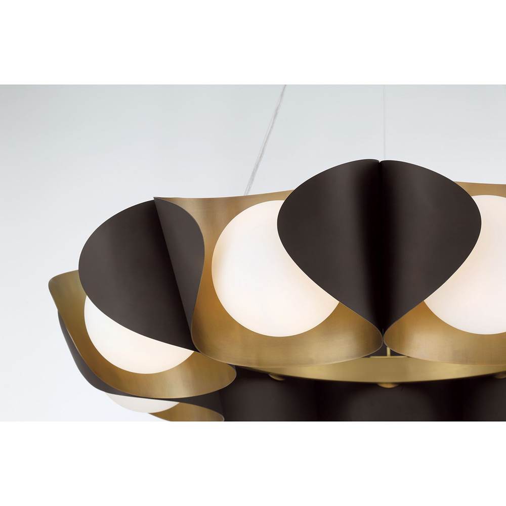 Minka-Lavery 3779-855 Legacy Brass 9 Light Pendant Image 4