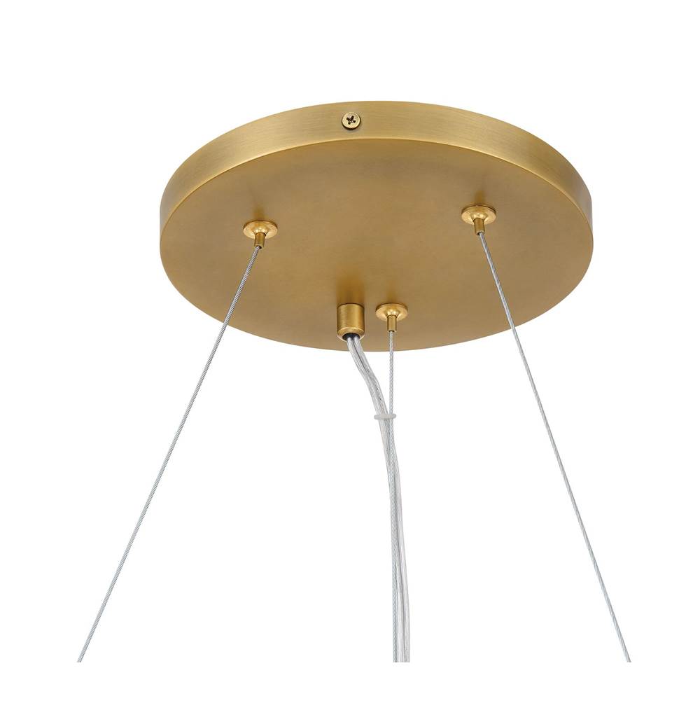 Minka-Lavery 3779-893 Sand White 9 Light Pendant Image 4
