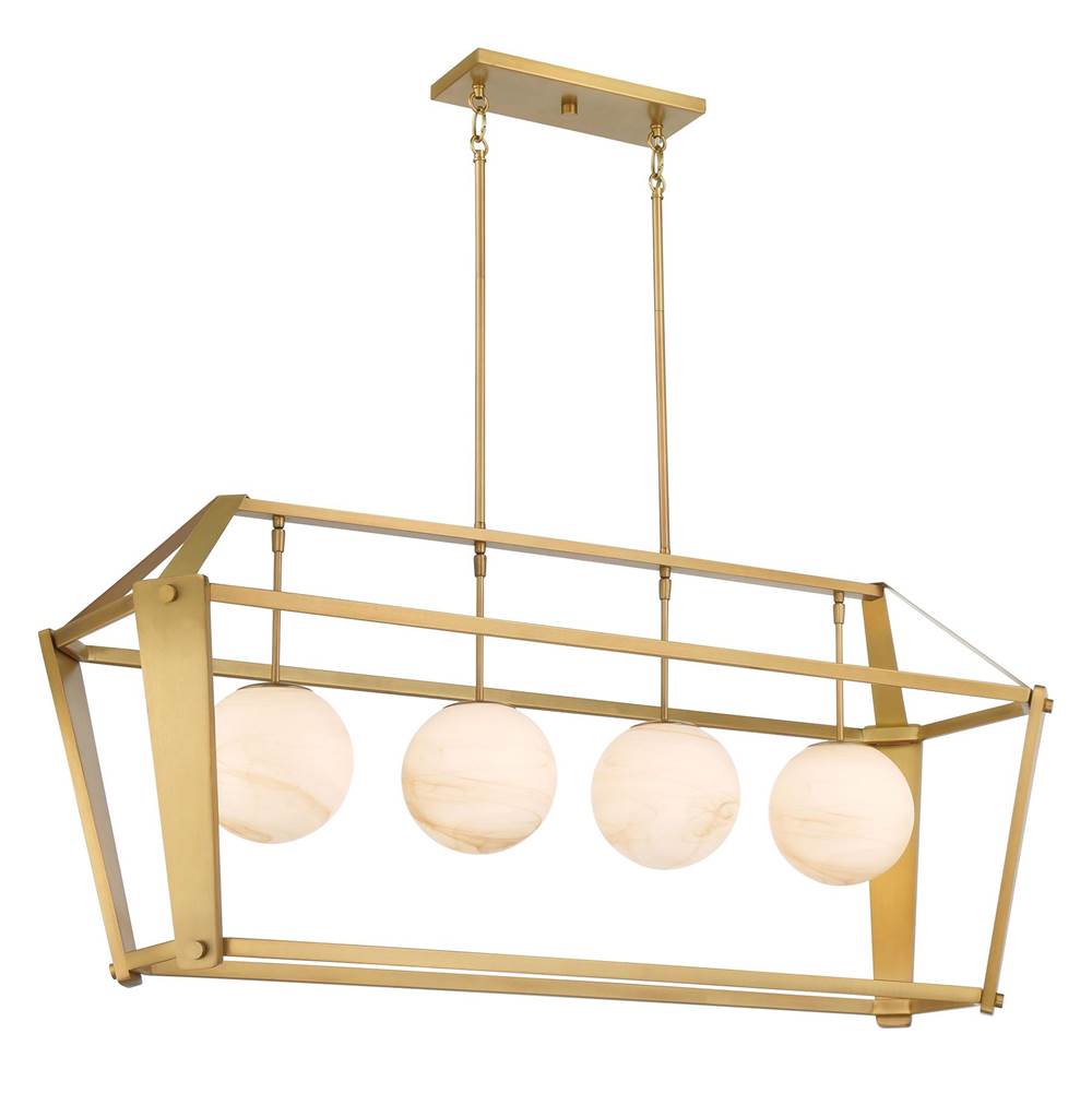 Minka-Lavery 3787-732 Legacy Brass 4 Light Island Image 5