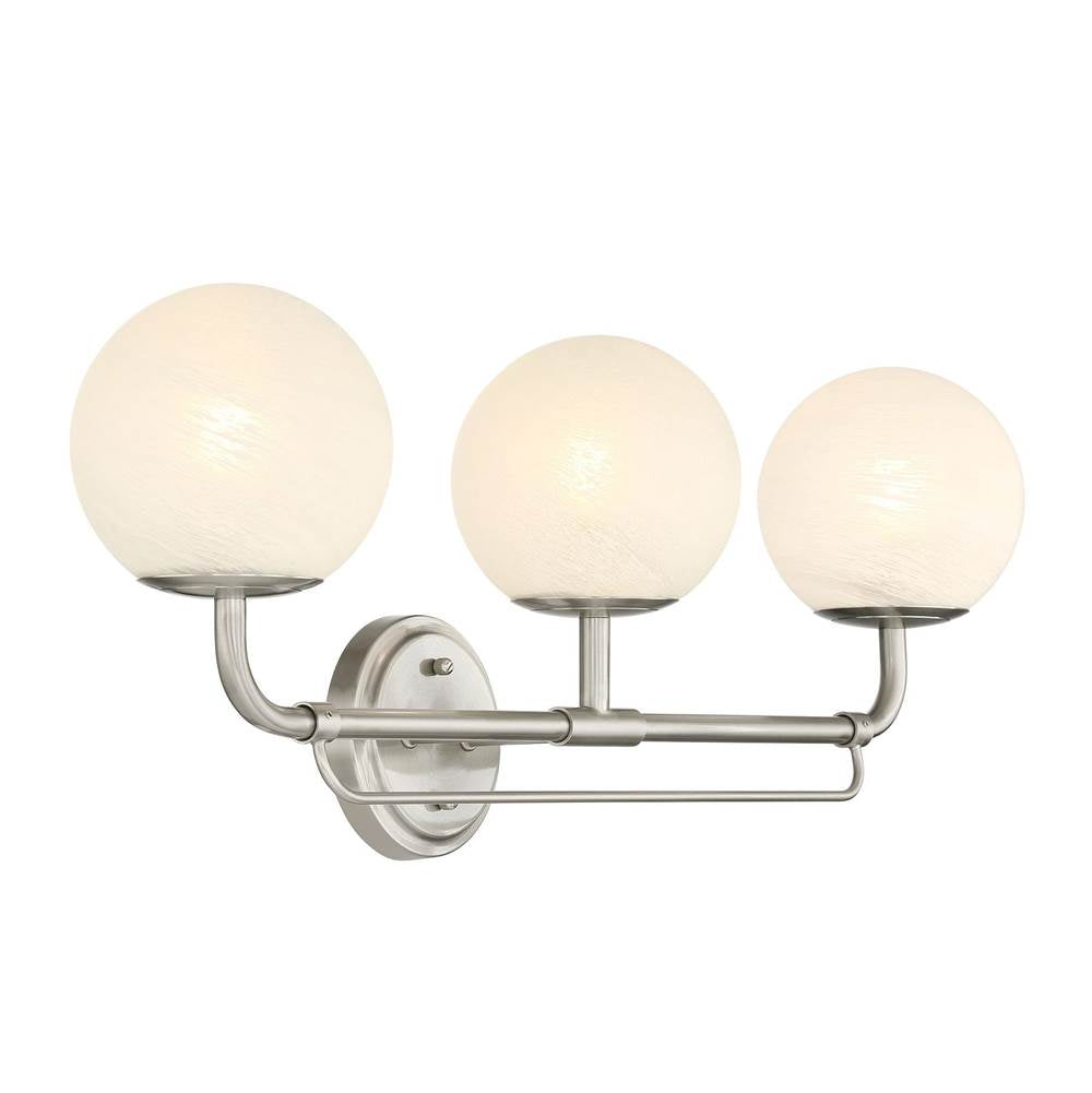 Minka-Lavery 3793-84 Brushed Nickel 3 Light Vanity Image 4