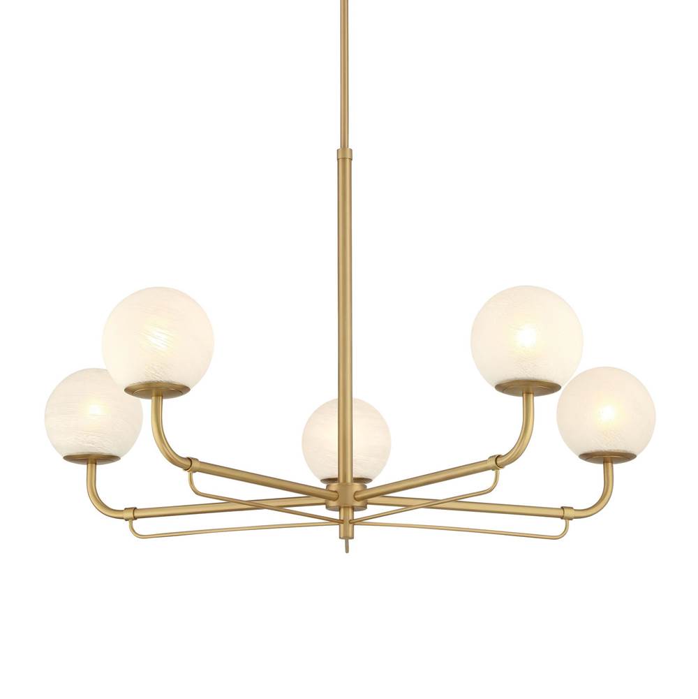 Minka-Lavery 3795-732 Legacy Brass 5 Light Chandelier Image 1