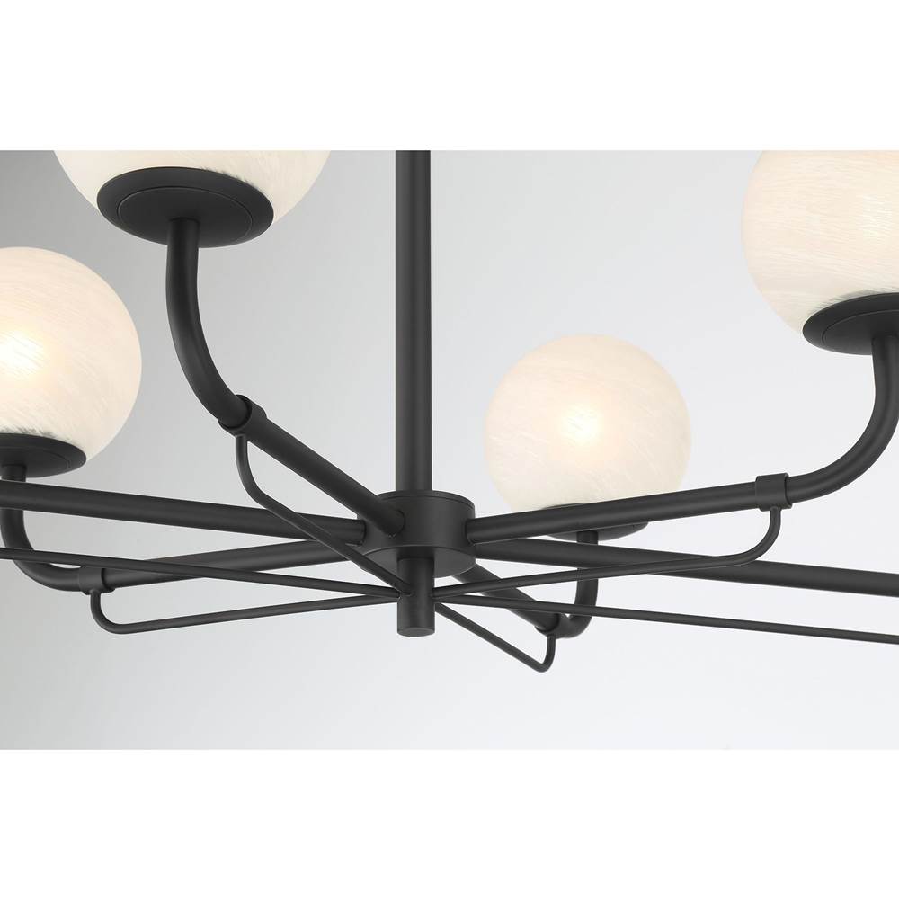 Minka-Lavery 3796-899 Dark Matte Black 6 Light Island Image 4