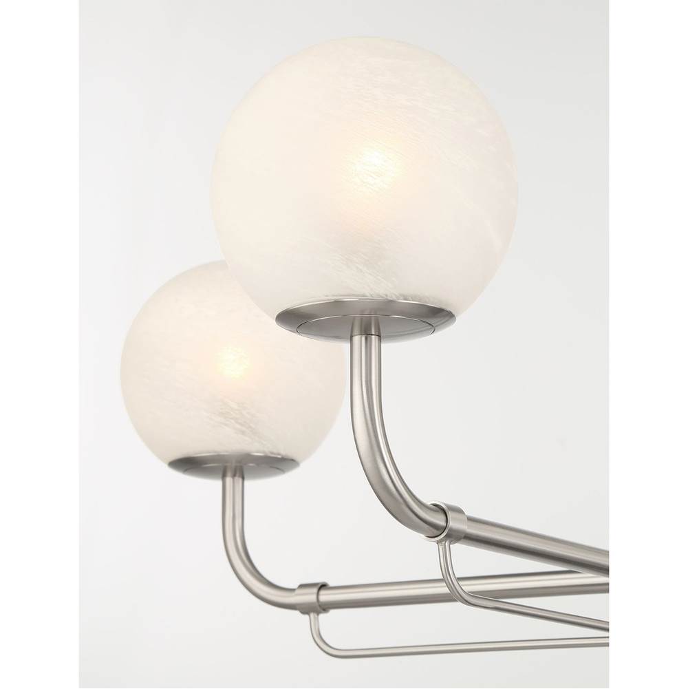 Minka-Lavery 3797-84 Brushed Nickel 4 Light Chandelier Image 5