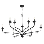 Minka-Lavery 3829-899 Dark Matte Black 9 Light Chandelier Image 5