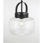 Minka-Lavery 3937-899 Dark Matte Black 1 Light Pendant Image 4