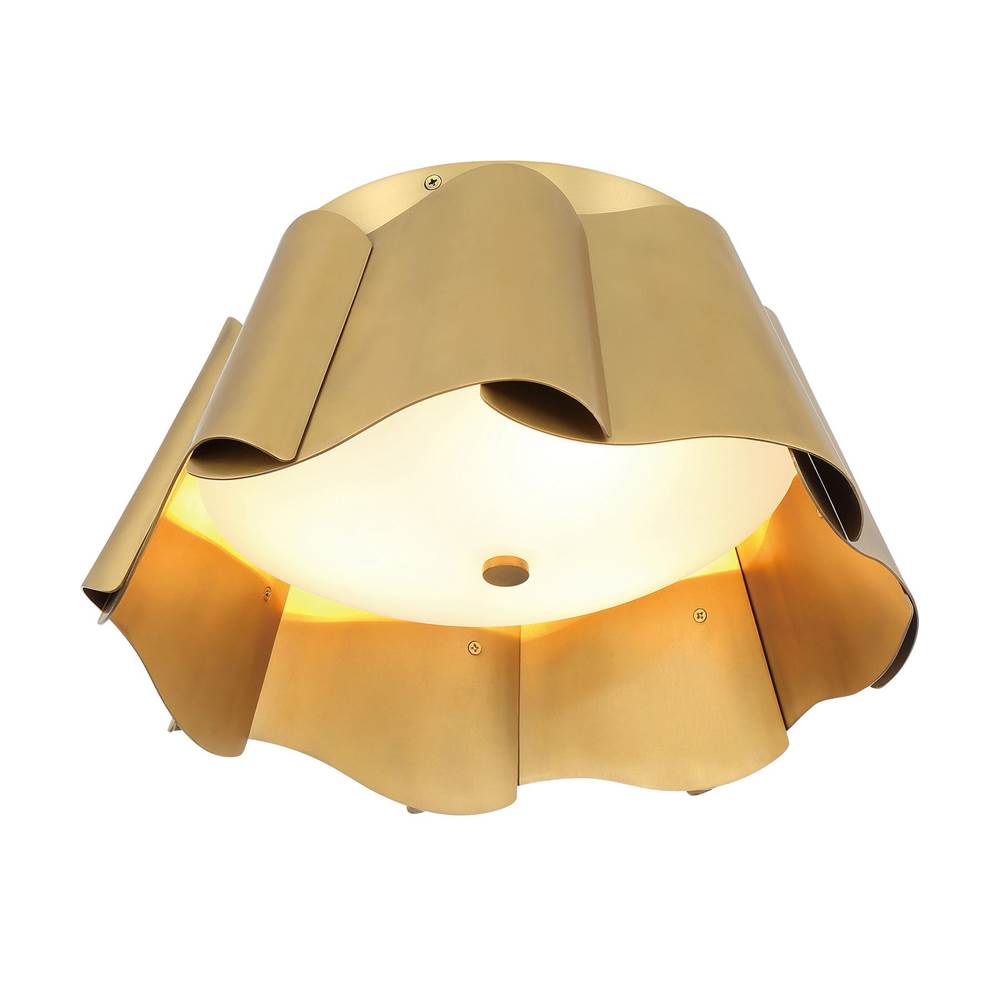 Minka-Lavery 3955-732 Legacy Brass 3 Light Flush Mount Image 5