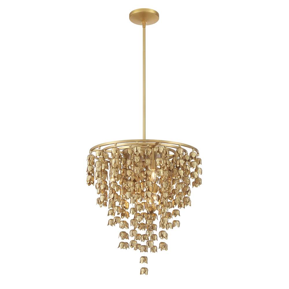 Minka-Lavery 3966-732 Legacy Brass 8 Light Pendant Image 7