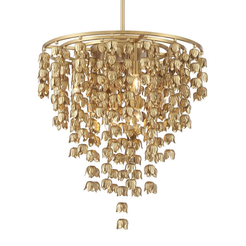 Minka-Lavery 3966-732 Legacy Brass 8 Light Pendant Image 1