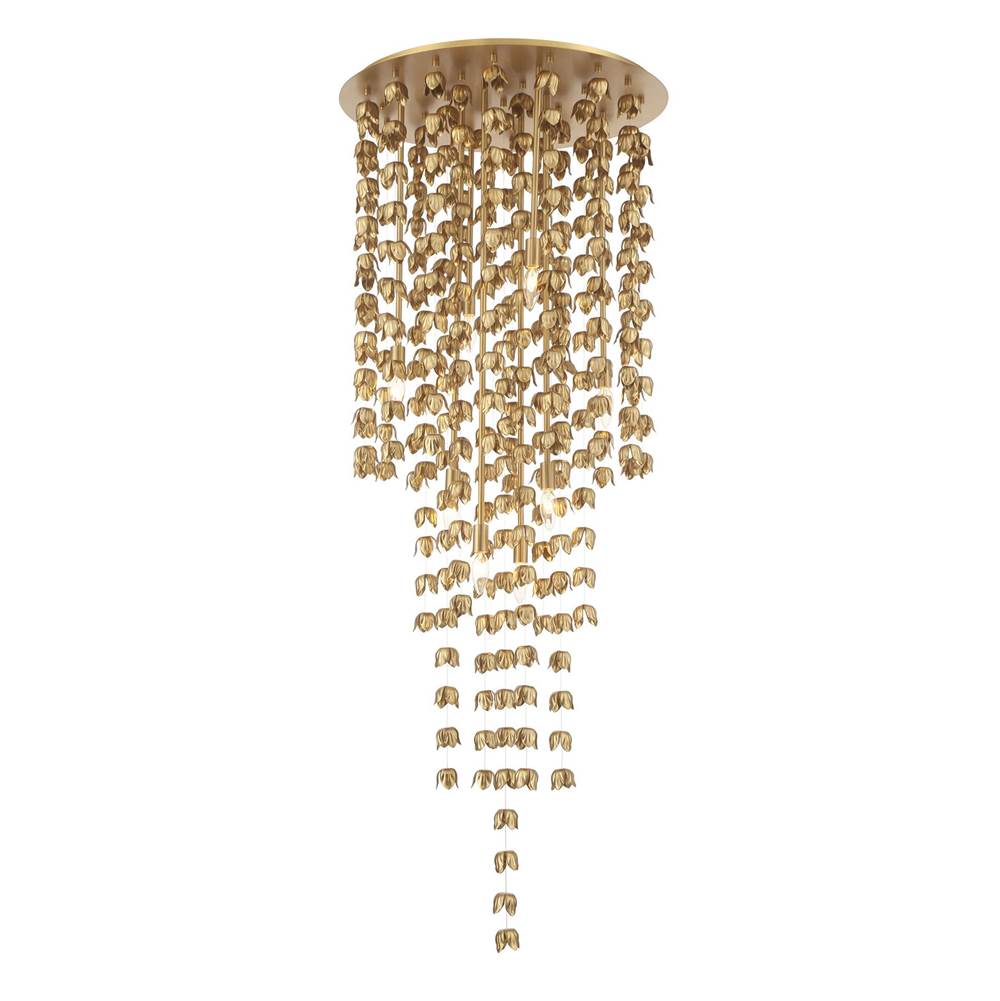 Minka-Lavery 3967-732 Legacy Brass 8 Light Pendant Image 6
