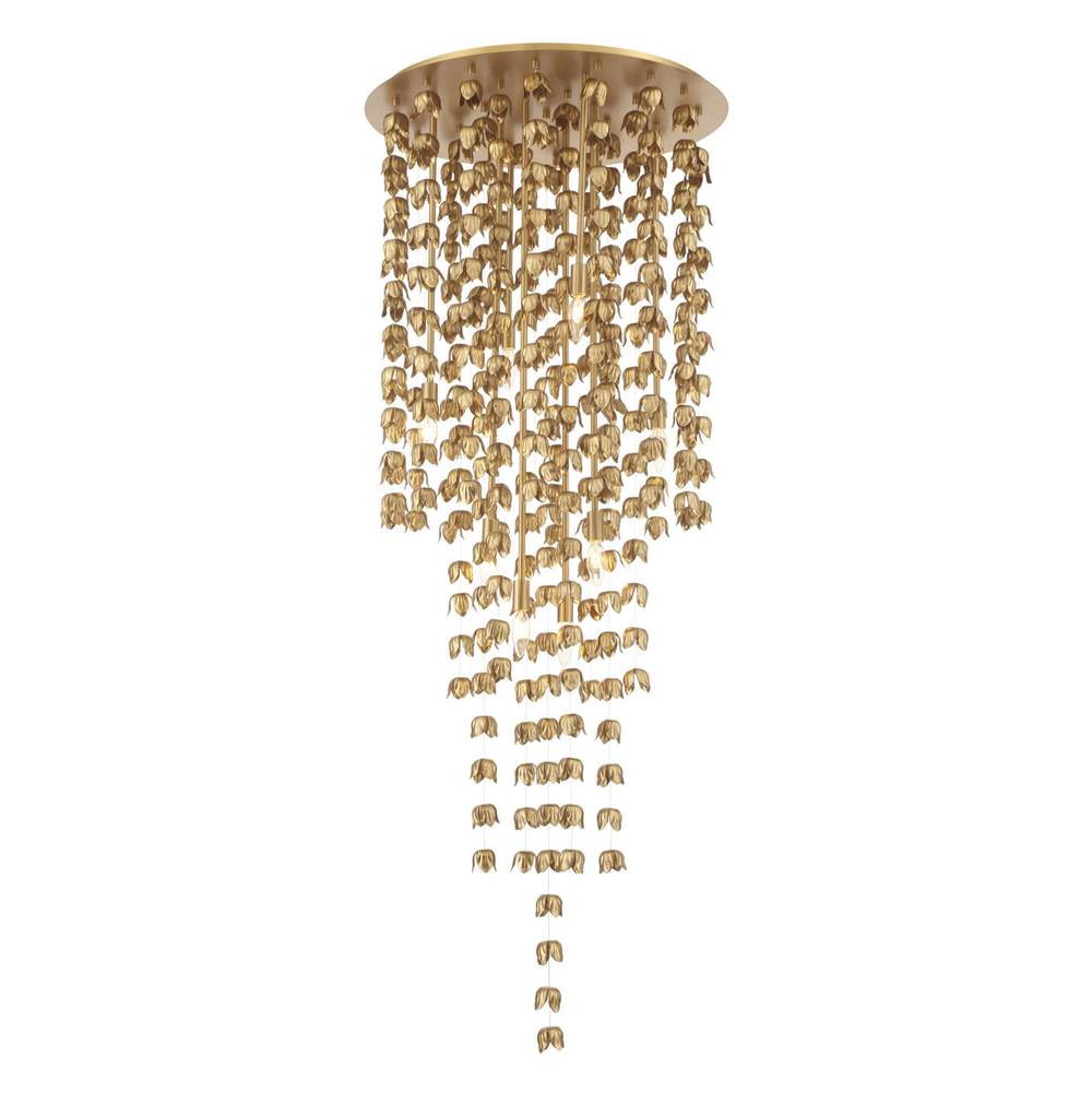 Minka-Lavery 3967-732 Legacy Brass 8 Light Pendant Image 1
