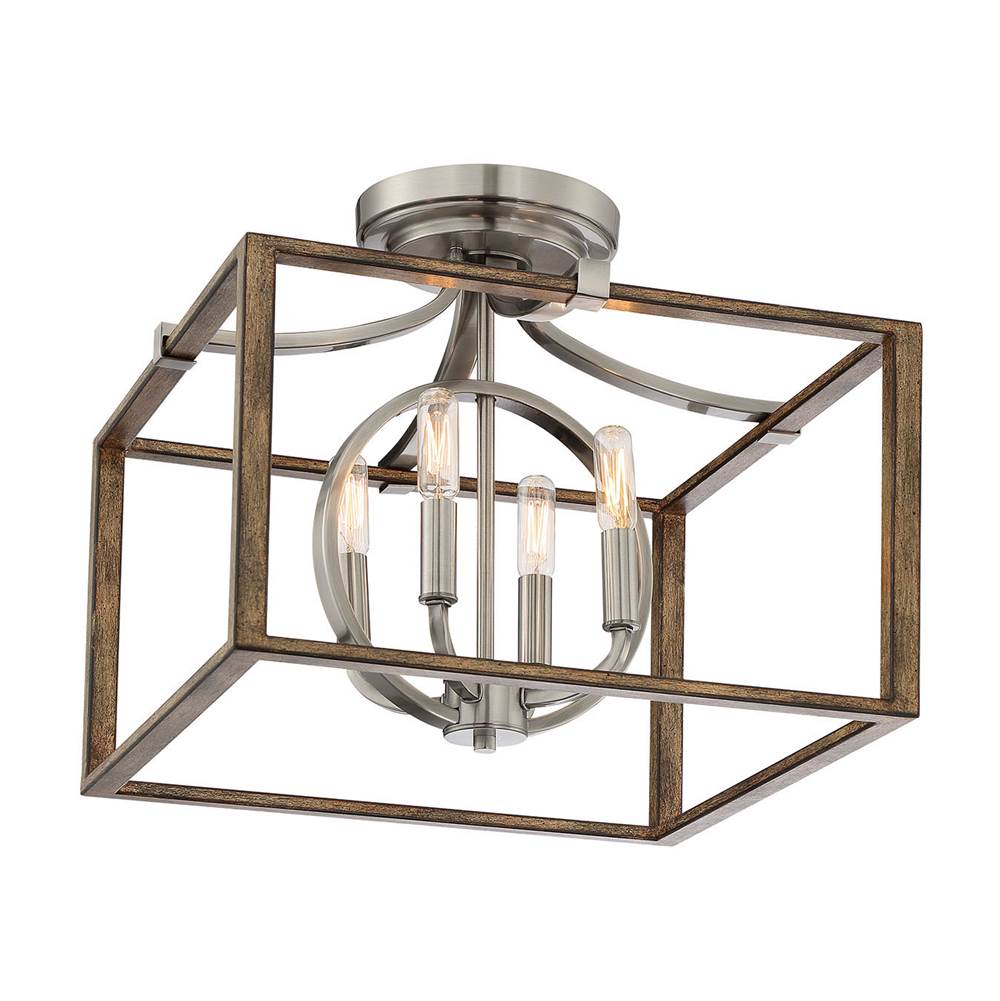Minka-Lavery Country Estates 4 Light Semi Flush