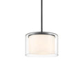 Minka-Lavery Parsons Studio Vantage Coal With Etched Inner And Clear Outer Glass Shades