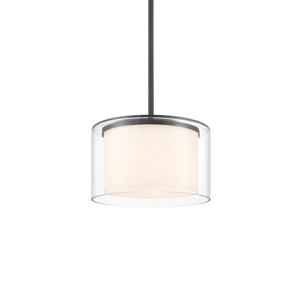 Minka-Lavery Parsons Studio Vantage Coal With Etched Inner And Clear Outer Glass Shades