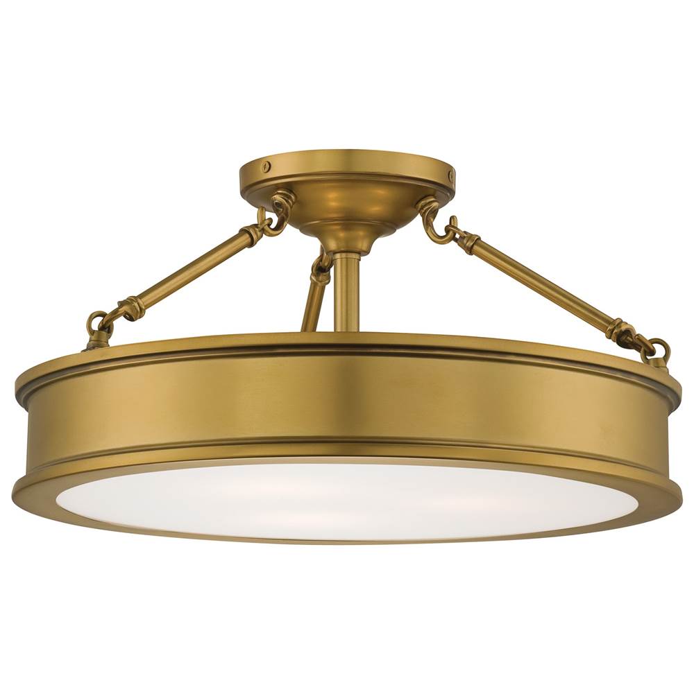 Minka-Lavery Harbour Point 3 Light Semi Flush Mount