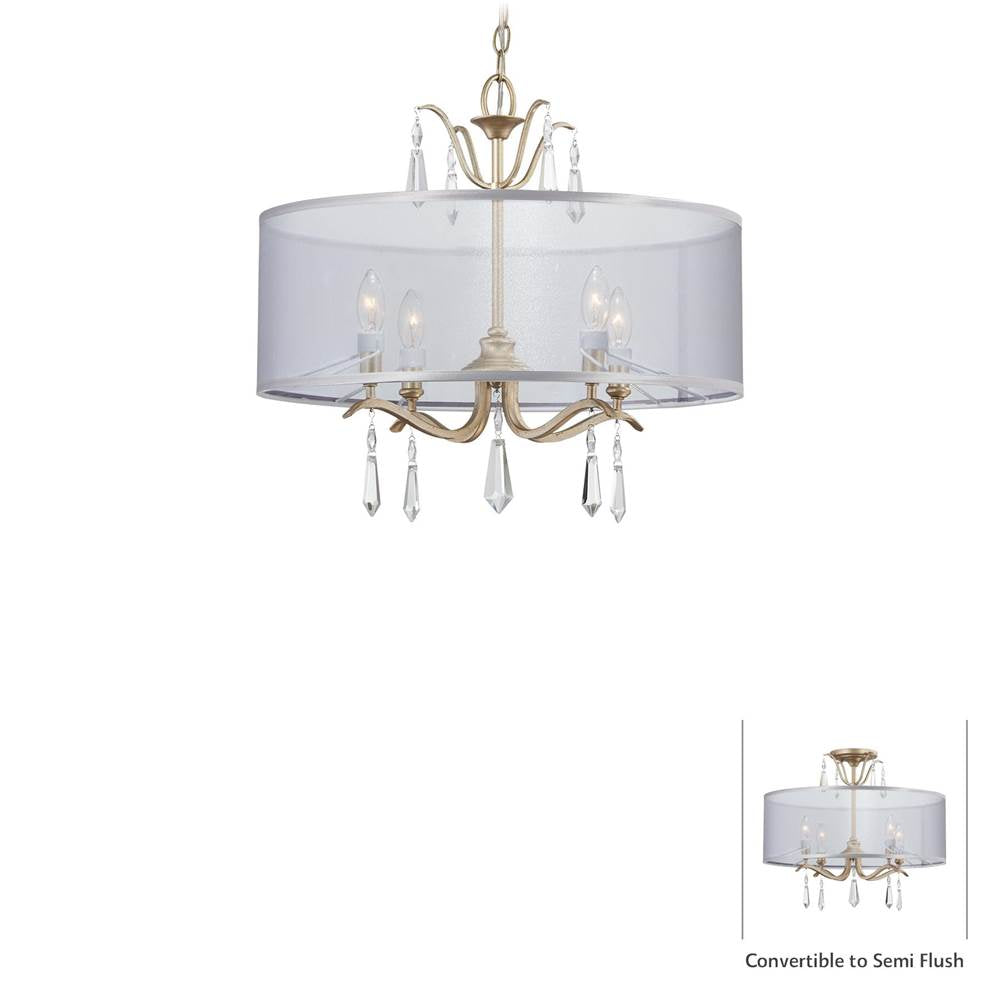 Minka-Lavery Laurel Estate 4 Light Semi Flush Mount