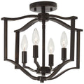 Minka-Lavery Elyton 4 Light Semi Flush