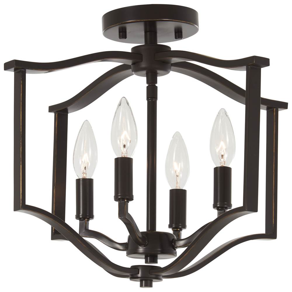 Minka-Lavery Elyton 4 Light Semi Flush