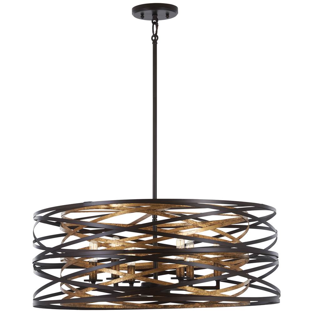 Minka-Lavery Vortic Flow 6 Light Pendant