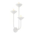Minka-Lavery Ryton 3-light Plaster White Wall Sconce