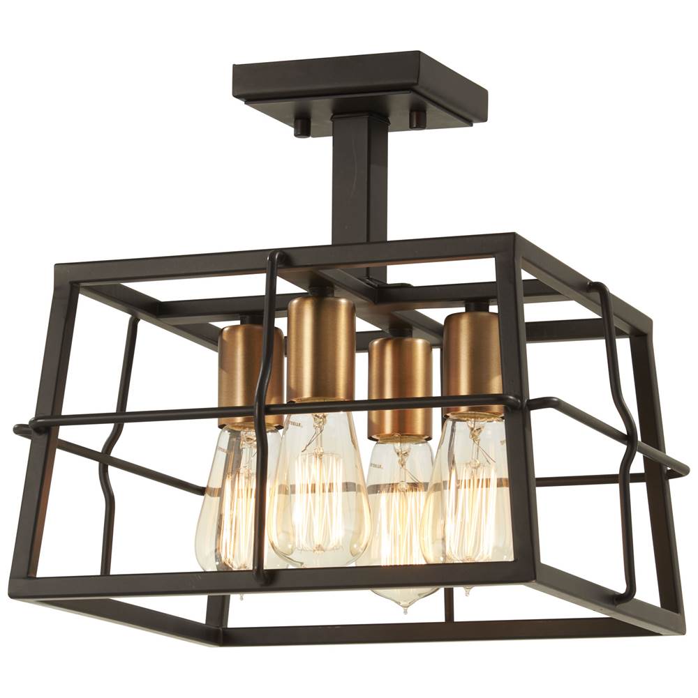 Minka-Lavery Keeley Calle 4 Light Semi Flush