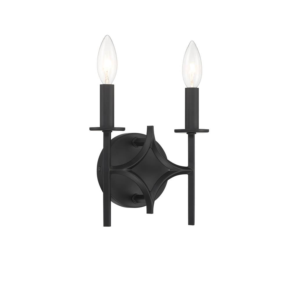 Minka-Lavery Muncie 2-light Coal Wall Sconce