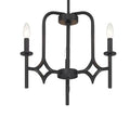 Minka-Lavery Muncie 3-light Coal Chandelier