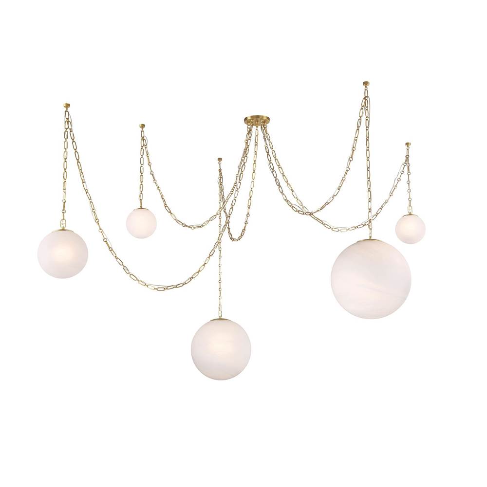 Minka-Lavery 5219-732 Legacy Brass 5 Light Pendant Image 8