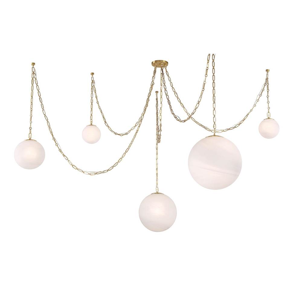 Minka-Lavery 5219-732 Legacy Brass 5 Light Pendant Image 7