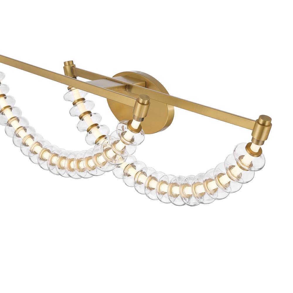 Minka-Lavery 5642-732-L Legacy Brass Pearl 36'' Led Vanity Image 5