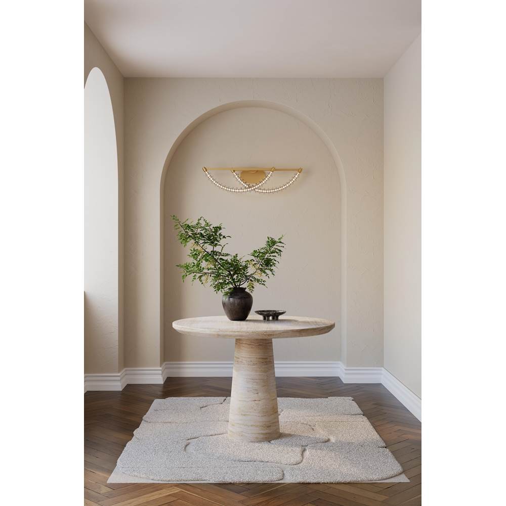 Minka-Lavery 5642-732-L Legacy Brass Pearl 36'' Led Vanity Image 4