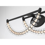 Minka-Lavery 5642-899-L Dark Matte Black Pearl 36'' Led Vanity Image 6