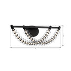 Minka-Lavery 5642-899-L Dark Matte Black Pearl 36'' Led Vanity Image 2