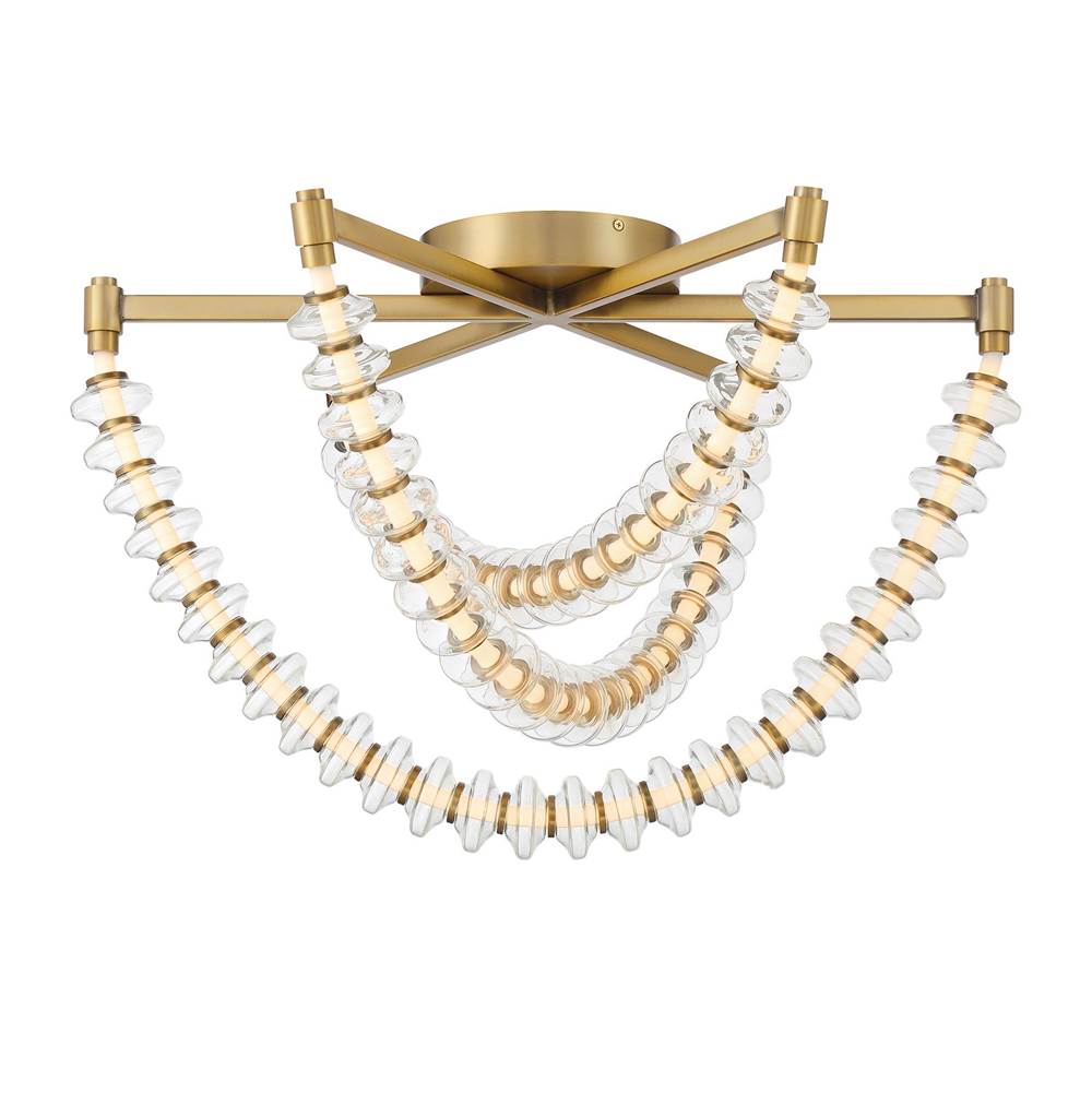 Minka-Lavery 5645-732-L Legacy Brass Led Flush Mount Image 8